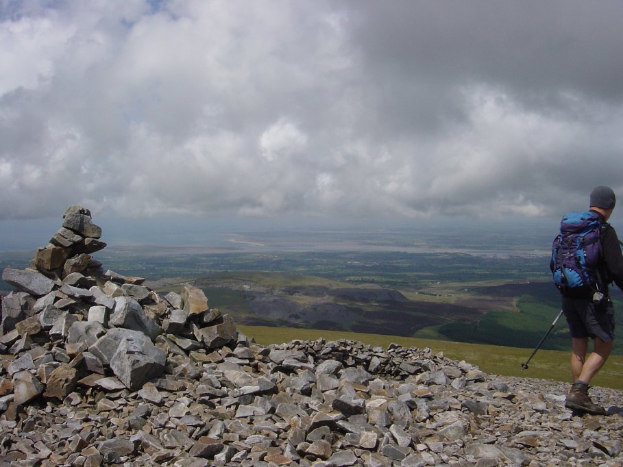 On top of Mynydd Mawr